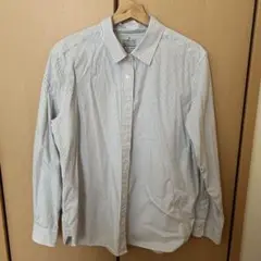 無印良品 ストライプシャツ