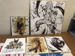 ドラゴンボール　色紙アート　5枚セット