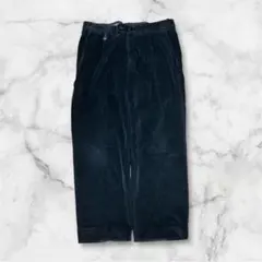 コーデュロイ ダークネイビー ストレートパンツ