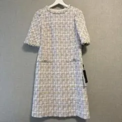 Rene ルネ　ツイードワンピース　サイズ36 ピンク