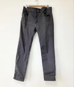 UNIQLO ユニクロ ストレッチチノ スリムパンツ グレー メンズ Lサイズ