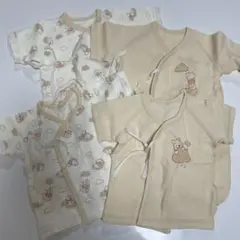 新生児肌着4点セット　ぷーさん