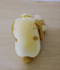 【新品未使用】スヌーピー マスコット ぬいぐるみ ゴールド ベージュ