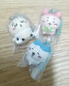 ちいかわマスコットつきビスケット　ハチワレ　ラッコ　古本屋　3個セット