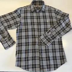 Burberry Black label 長袖shirt 襟ワイヤー入り