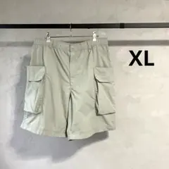 美品 ユニクロ U パラシュートカーゴショーツ グレー XL 春夏