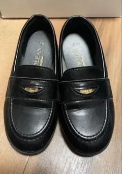 moon star ムーンスター ブラック ローファー 16.0