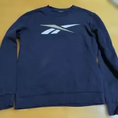 Reebok クルーネック スウェット ネイビー メンズ