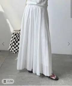 PEボイルプリーツスカートのサムネイル