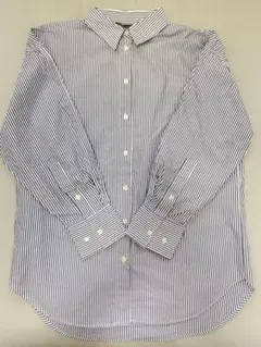 【ZARA】ストライプ 長袖 シャツ