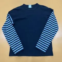 レア　切り替えデザイン　ロンT old agnes homme フランス製