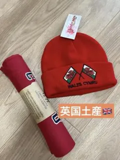 イギリス製　Tシャツ　ニット帽