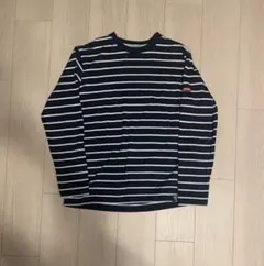 OUTDOOR PRODUCTS 長袖シャツ L ボーダーロンT