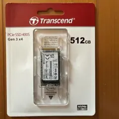 Transcend製【PCle SSD 400S 512GB】（未使用）