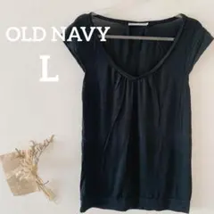 一点物✨海外 OLD NAVY ブラック 【L】Vネック Tシャツ