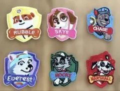 【未使用】PAW PATROL 刺繍ワッペンセット(1)
