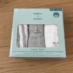 aden + anais ガーゼハンカチセット　ウォッシュクロス 3枚入り