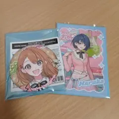 プロセカ 花里みのり 桐谷遥 メロパレ 缶バッジ トレーディングカード