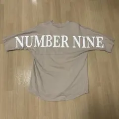 NUMBER NINE BACK PRINTED T-SHIRT