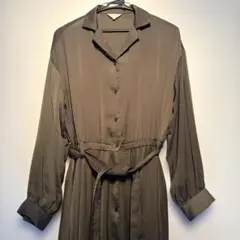 grove（グローブ）サイズＭ ロングワンピース カーキ 長袖