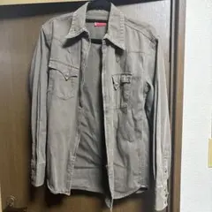 Levi's グレー ウエスタンシャツ M