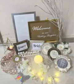 ウェルカムスペースまとめ売りセット　結婚式　ウェルカムボード　ウェディング