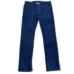★美品BIGJOHN ビッグジョンスリムストレートデニムパンツ濃紺 日本製w34のサムネイル