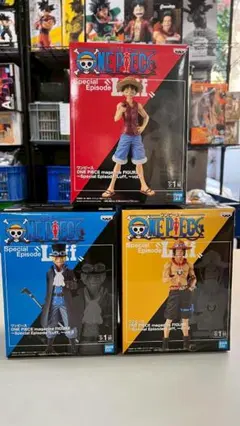 ⭐未使用⭐ マガジンフィギュア ルフィー＆エース＆サボ 3体セット 0161