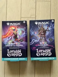 MTG ローウィンの昏明 統率者デッキ エレメンタルの舞踊 枯朽の呪い