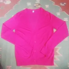 最終値下げ　UNIQLO ピンク カーディガン S