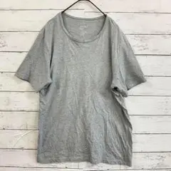 無印良品✨Tシャツ【M】ストレッチ　クルーネック　半袖　グレー