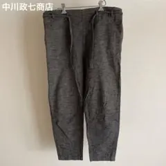 中川政七商店（F）カジュアルパンツ 紐 シンプル 無地 日本製 綿100
