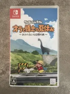Switch しんちゃん【極美品‼️オラと博士の夏休み・箱付き】