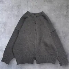 ★美品◆アダムエロペ◆袖取り外し可能♡マルチウェイニットGR