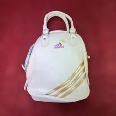 極美品✨ アディダスゴルフ スリーストライプ ラウンドバッグ 