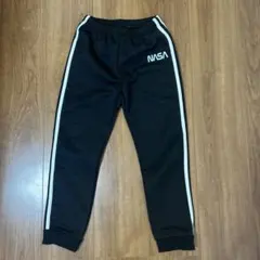 SHEIN NASA ロゴ スウェットパンツ ジャージ 黒 120