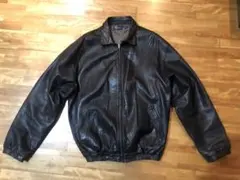 90s polo by Ralph Lauren レザースウィングトップ