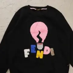 SILENT 黒 FENDI 電球 Tシャツ