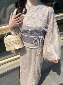 GRL ♡ 3点セット2Wayチュール花柄セパレート浴衣[tu1513] ♡