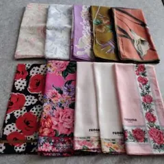 ハンカチセット 花柄　10枚