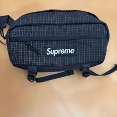 Supreme ウエストバッグ オレンジ リップストップ - メルカリ