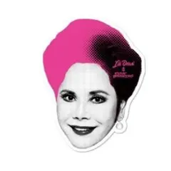 パンクドランカーズ x デヴィ・スカルノ カラフルヘアー夫人 ステッカー Pのサムネイル