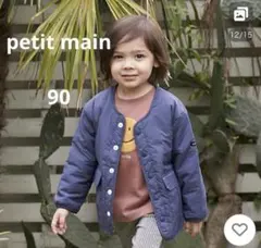 petit main 薄中綿ジャケット　アウター　ジャケット　90