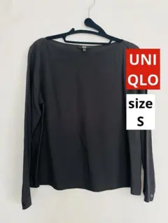 UNIQLO ユニクロ シャツブラウス ブラック S 長袖