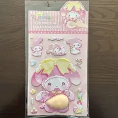 サンリオ　キャラクター　マイメロ　おなかシール　ぷっくりシール　立体
