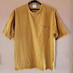 coen ポケット付きTシャツ マスタード Mのサムネイル