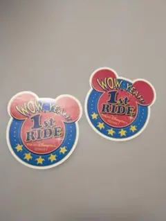 東京ディズニーシー 1st RIDE ステッカー