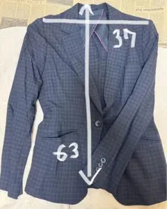 ビジネススーツ 上下セット チェック柄