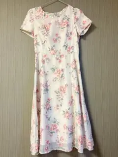 LAISSE PASSE 半袖ロング丈ワンピース