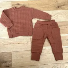 新品未使用★韓国kids セットアップ　90サイズ相応